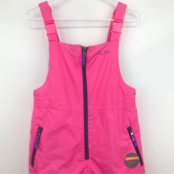 Champion Bright Pink Suspender Snow pants- New With Tags - Picture 3 of 15